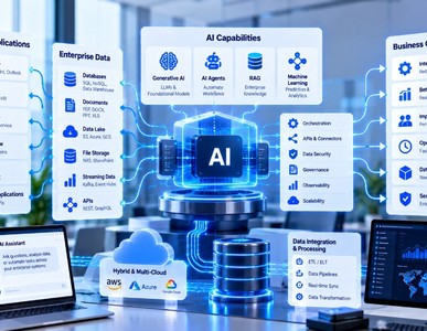 Integrating AI with enterprise applications, data, and business outcomes